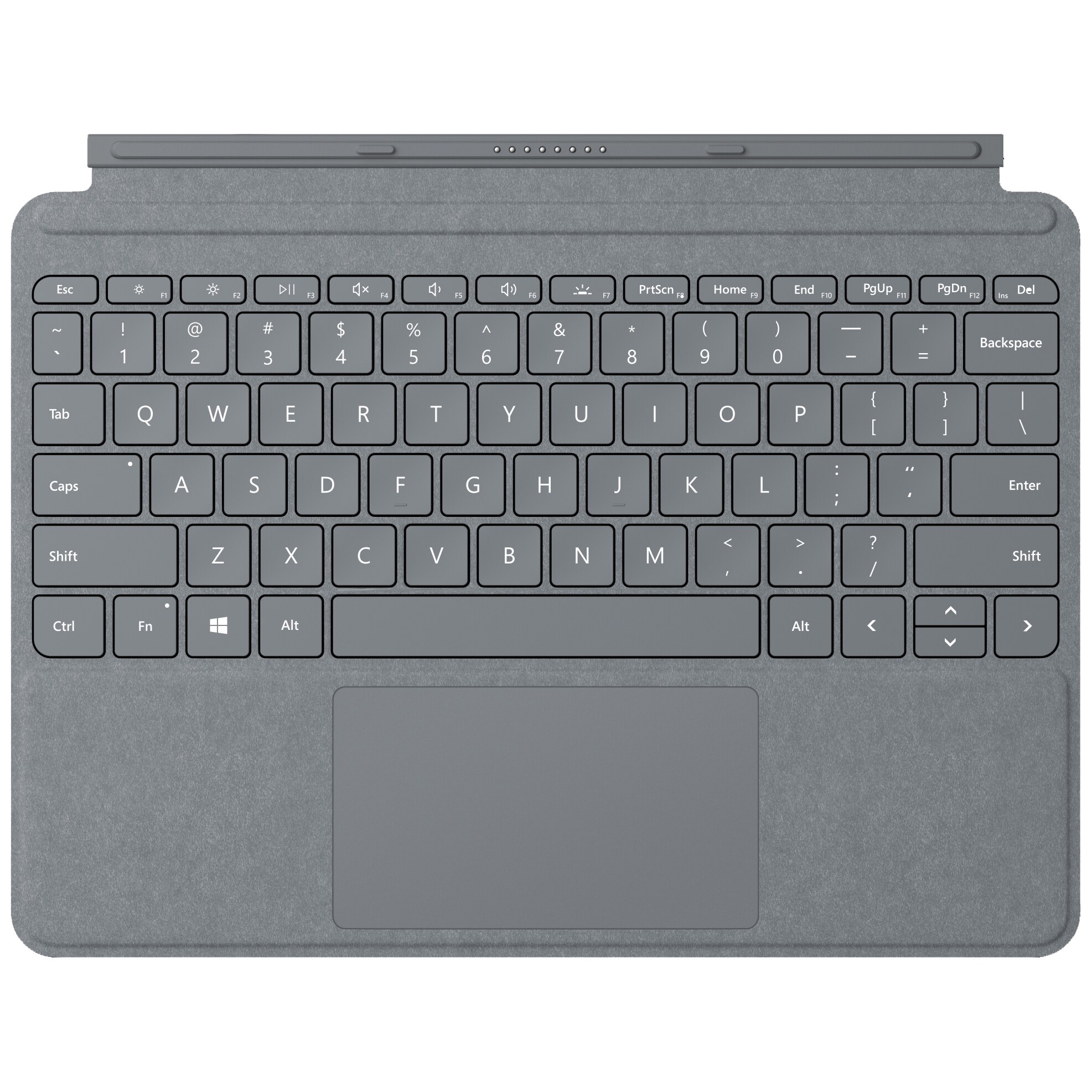 Surface Go Signature Type tastaturdeksel (platinagrå) - Tilbehør iPad og  nettbrett - Elkjøp