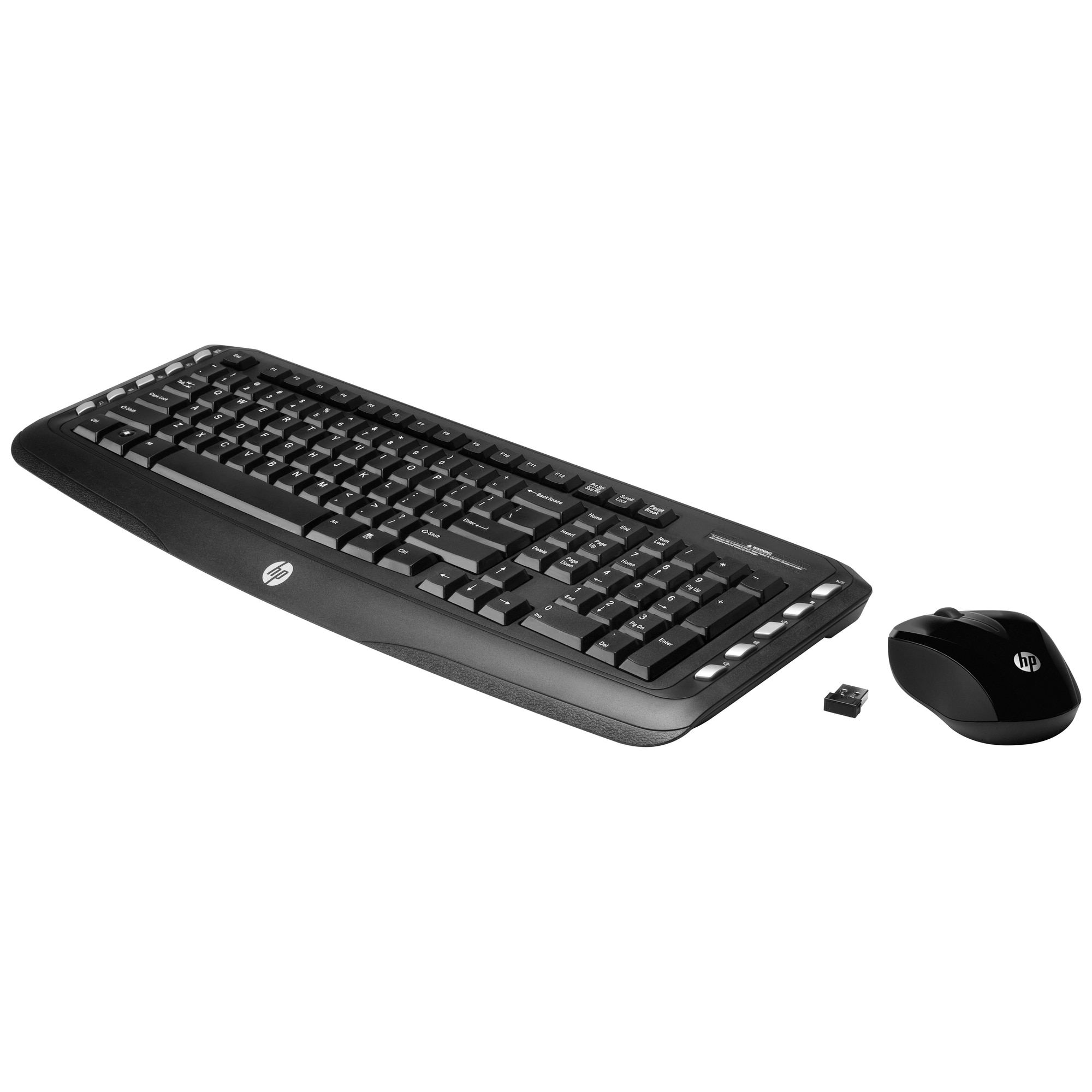HP Wireless Classic Desktop - tastatur- og mussett - Dansk/Finsk/ Norsk/Svensk - Elkjøp