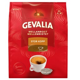 Gevalia Large kaffeputer (20 stk)