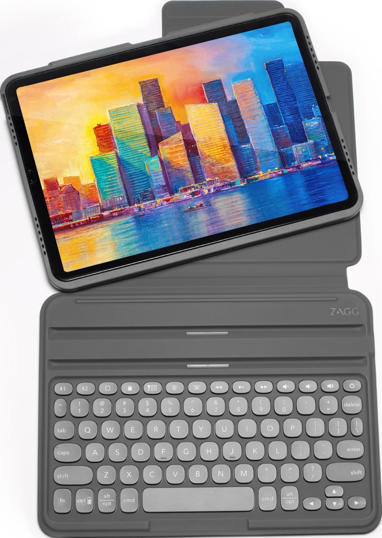 Zagg Pro Keys tastaturdeksel til iPad Pro 12.9" (charcoal) - Elkjøp