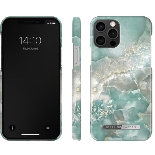 iDeal of Sweden deksel til iPhone 12/12 Pro (azura marble) - Elkjøp