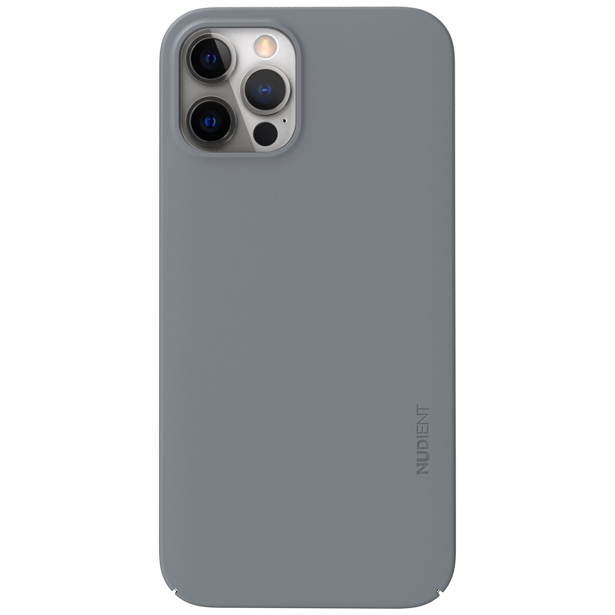 Nudient Thin v3 iPhone 12/12 Pro deksel (grå) - Elkjøp