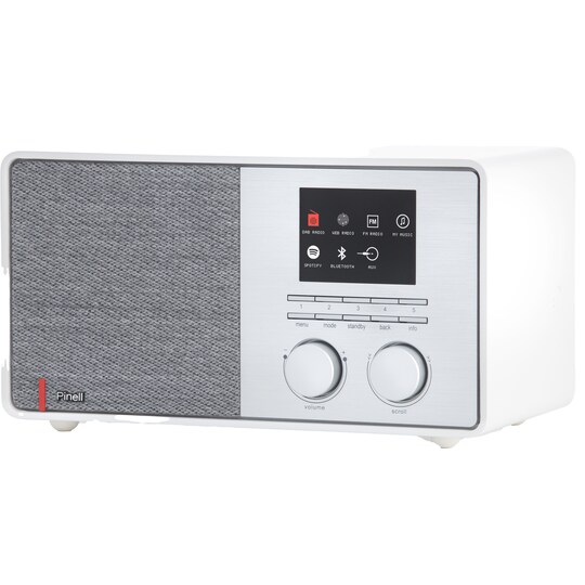 Pinell Supersound 301 digital radio (hvit) - Elkjøp