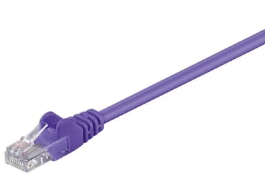 Goobay CAT 5e patchkabel, U/UTP, fiolett