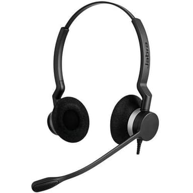 Jabra Biz 2300 Duo, Koblet med ledninger (ikke trådløs), Kontor/kundesenter, 1