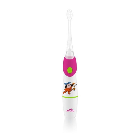 ETA For barn Sonetic 0710 90010 Sonisk tannbørste, hvit/ rosa, Sonic - teknologi, 2, Antall børstehoder inkludert 2 - Elkjøp