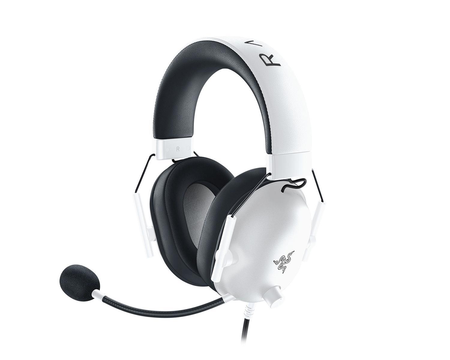 Razer Gaming Headset BlackShark V2 X Innebygd mikrofon, hvit, kablet -  Elkjøp