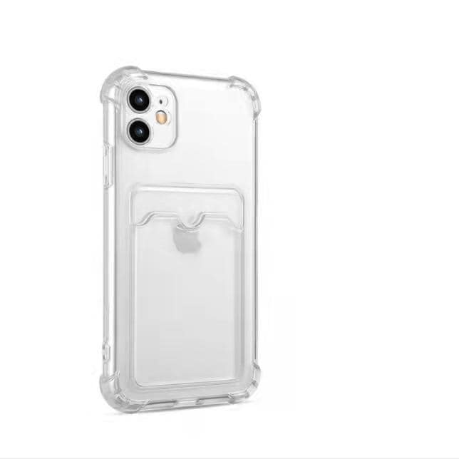 iPhone 11 skal med korthållare TPU transparent - Elkjøp