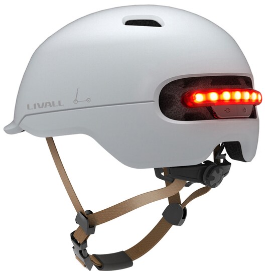 Livall hjelm L C20WHL (hvit) - Elkjøp