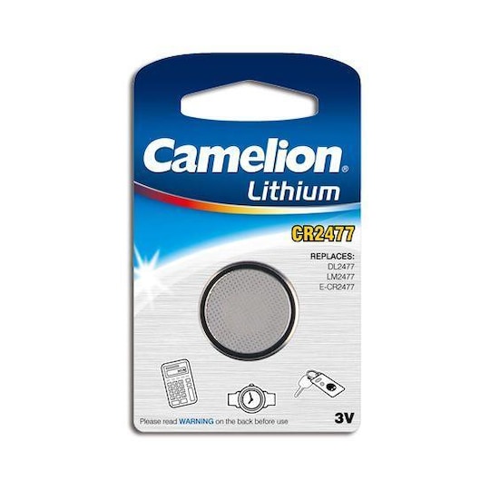 Camelion CR2477, litium, 1 stk - Elkjøp