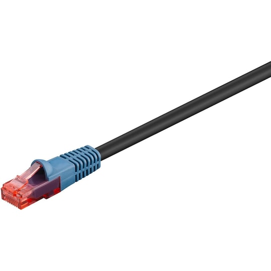 CAT 6 Outdoor-patch-kabel, U/UTP, svart - Elkjøp