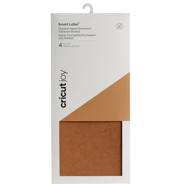 Cricut Joy Smart Labels 14x30 cm 4-pk. (brun)
