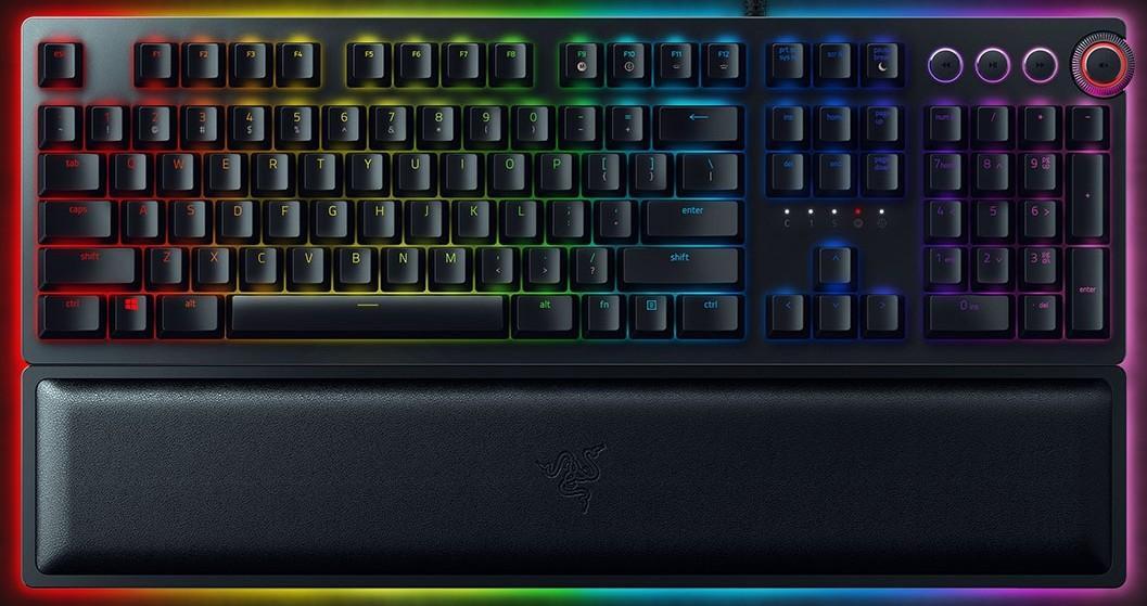 Razer Huntsman Elite, Gaming, USA, opto-mekanisk, RGB LED-lys Ja, kablet,  svart - Elkjøp