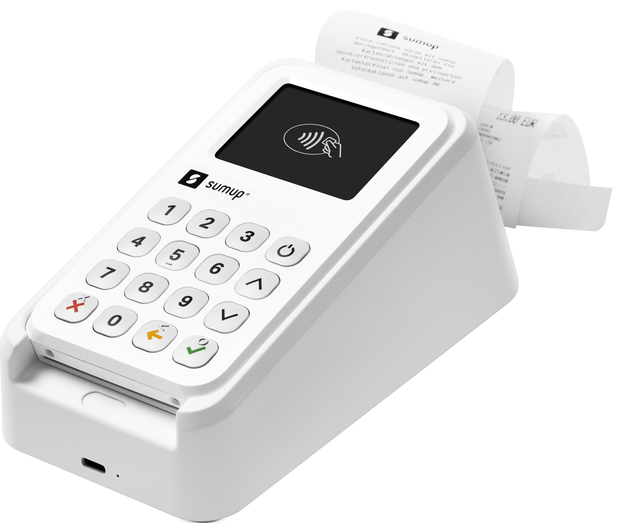 SumUp 3G trådløs betalingsterminal med kvitteringsprinter - Elkjøp