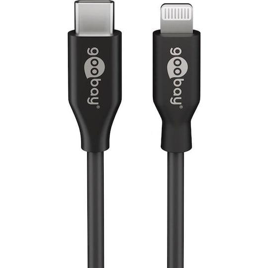 Lightning - USB-Câ„¢ USB-lade- og synkroniseringskabel - Elkjøp