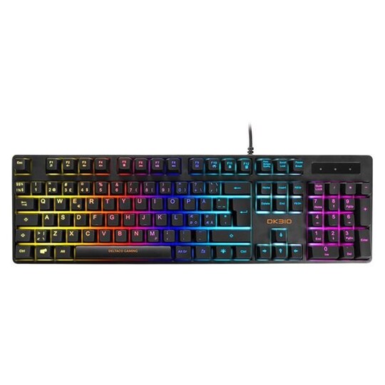Deltaco Gaming DK310 RGB Keyboard - Elkjøp