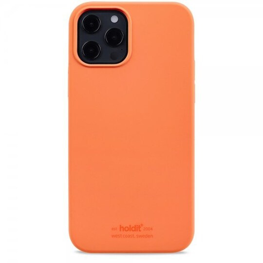 holdit iPhone 12/iPhone 12 Pro Deksel Silikon Oransje - Elkjøp