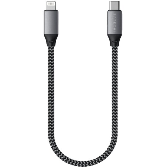 Satechi USB-C til Lightning-kabel 25 cm - Elkjøp