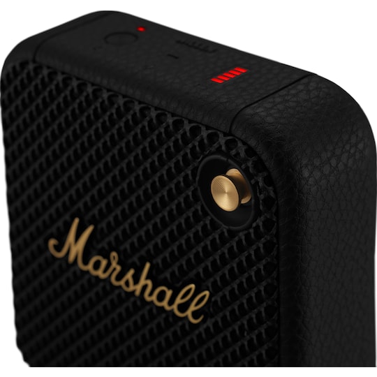 Marshall Willen trådløs bærbar høyttaler (black/brass) - Elkjøp