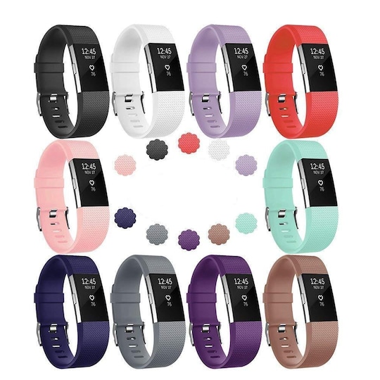 Fitbit Charge 2 armband 10-pack Flera färger (S) - Elkjøp