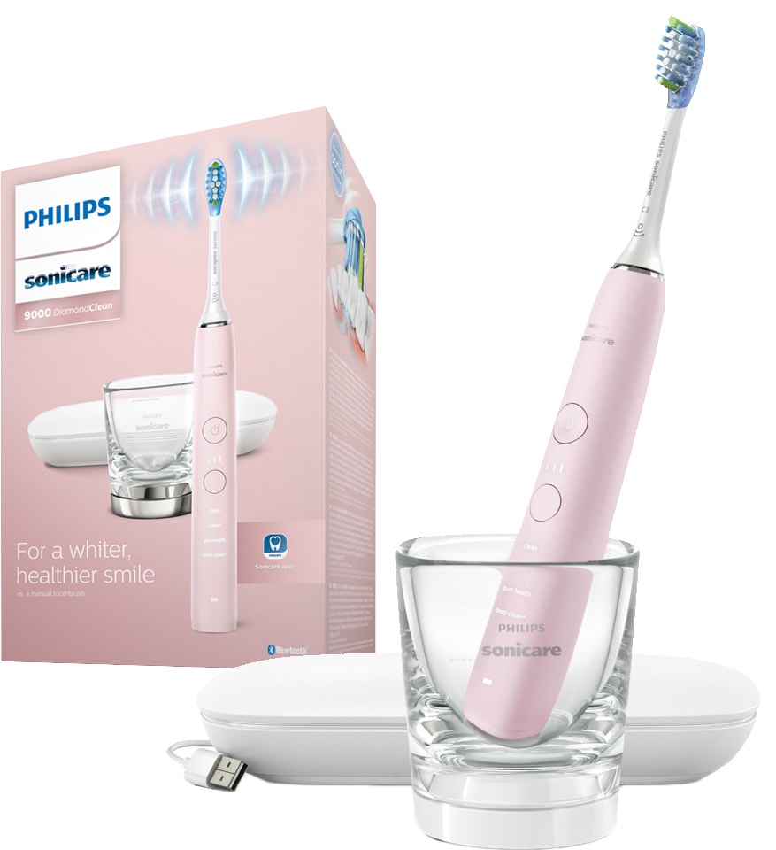Philips Sonicare DiamondClean elektrisk tannbørste HX991129V2 (rosa) -  Elkjøp
