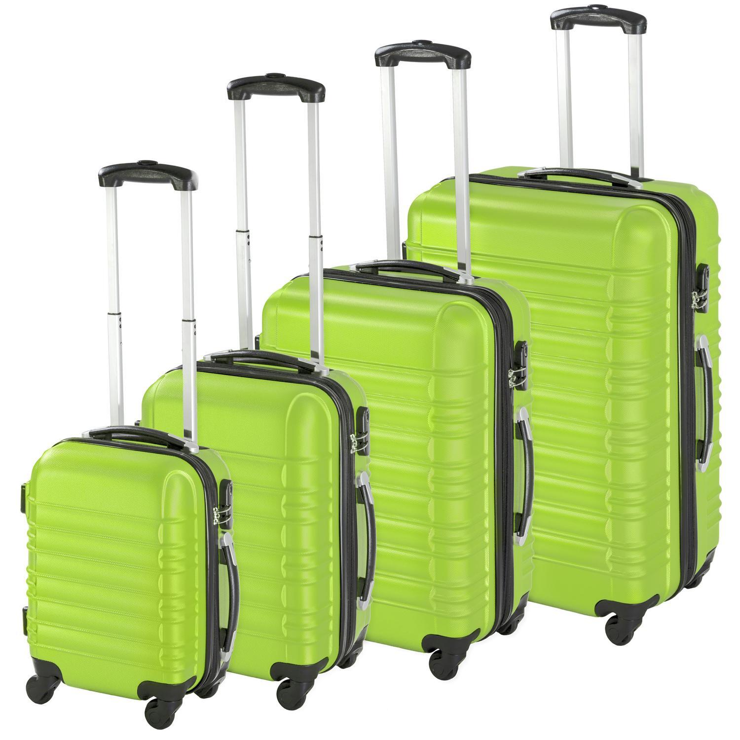 Koffert sett 4 deler hardcase - grønn - Elkjøp