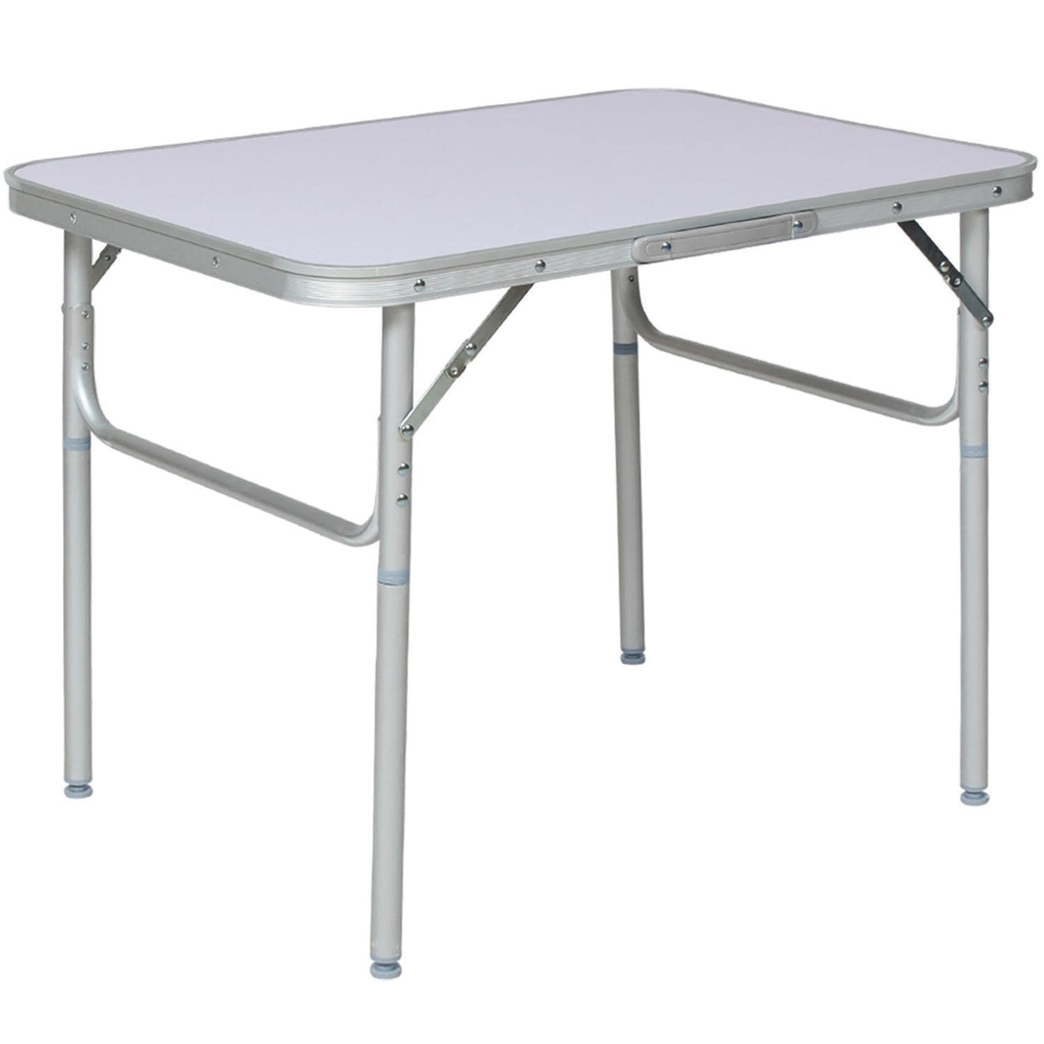 Aluminium sammenleggbart campingbord 75x55x68cm - grå - Elkjøp