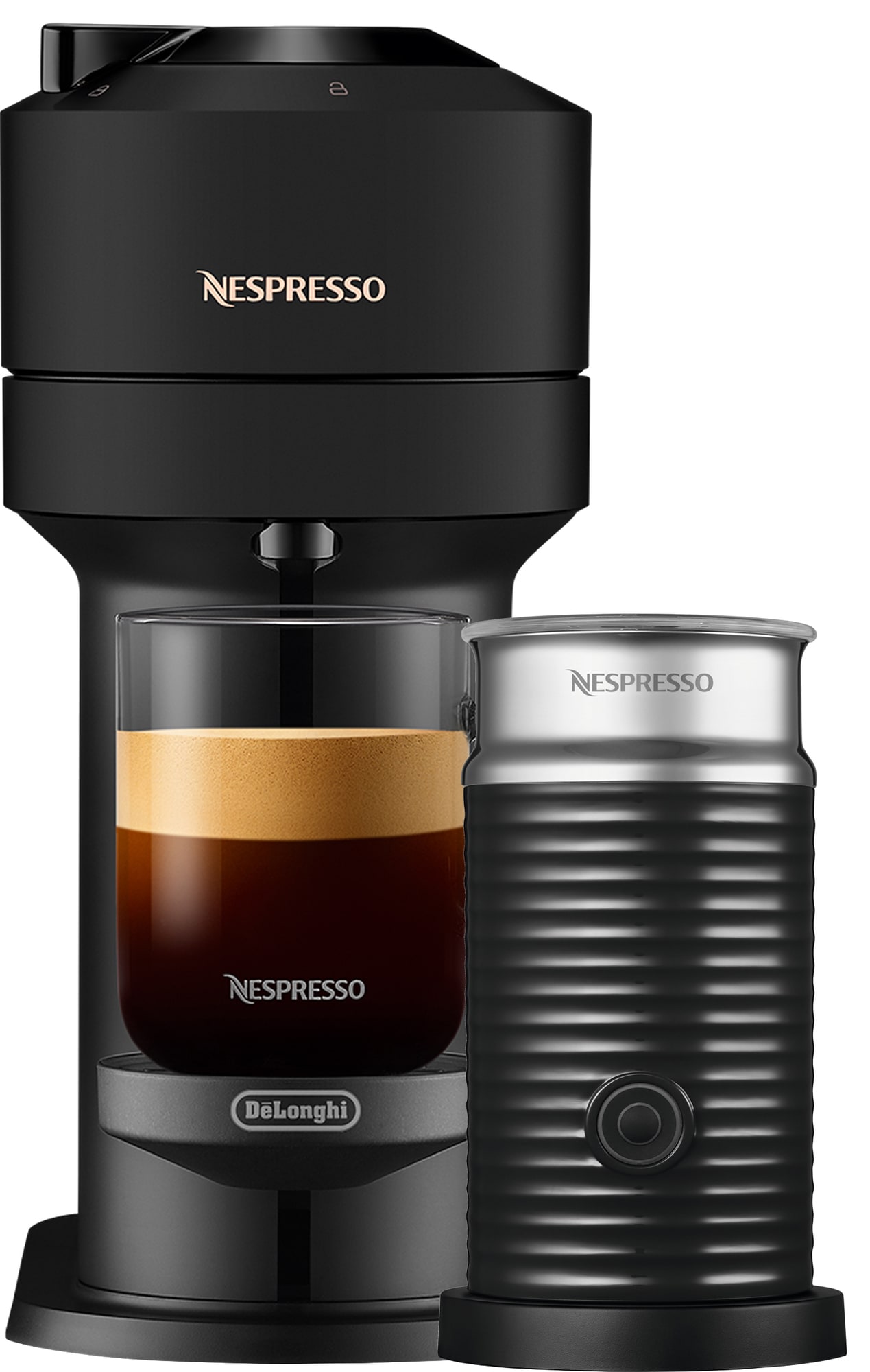 Nespresso Vertuo Next kaffemaskin fra Delonghi ENV120BMAE (sort) - Elkjøp