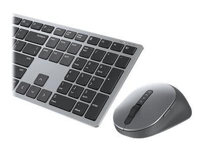 Dell Premier Multi-Device Keyboard and Mouse KM7321W Wireless, Wireless  (2,4 GHz), Bluetooth 5.0, Batterier inkludert, US International (QWERTY),  Titangrå - Elkjøp