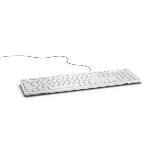 Dell KB216 multimedia, kablet, tastaturoppsett EN, USB, hvit, engelsk, -  Elkjøp