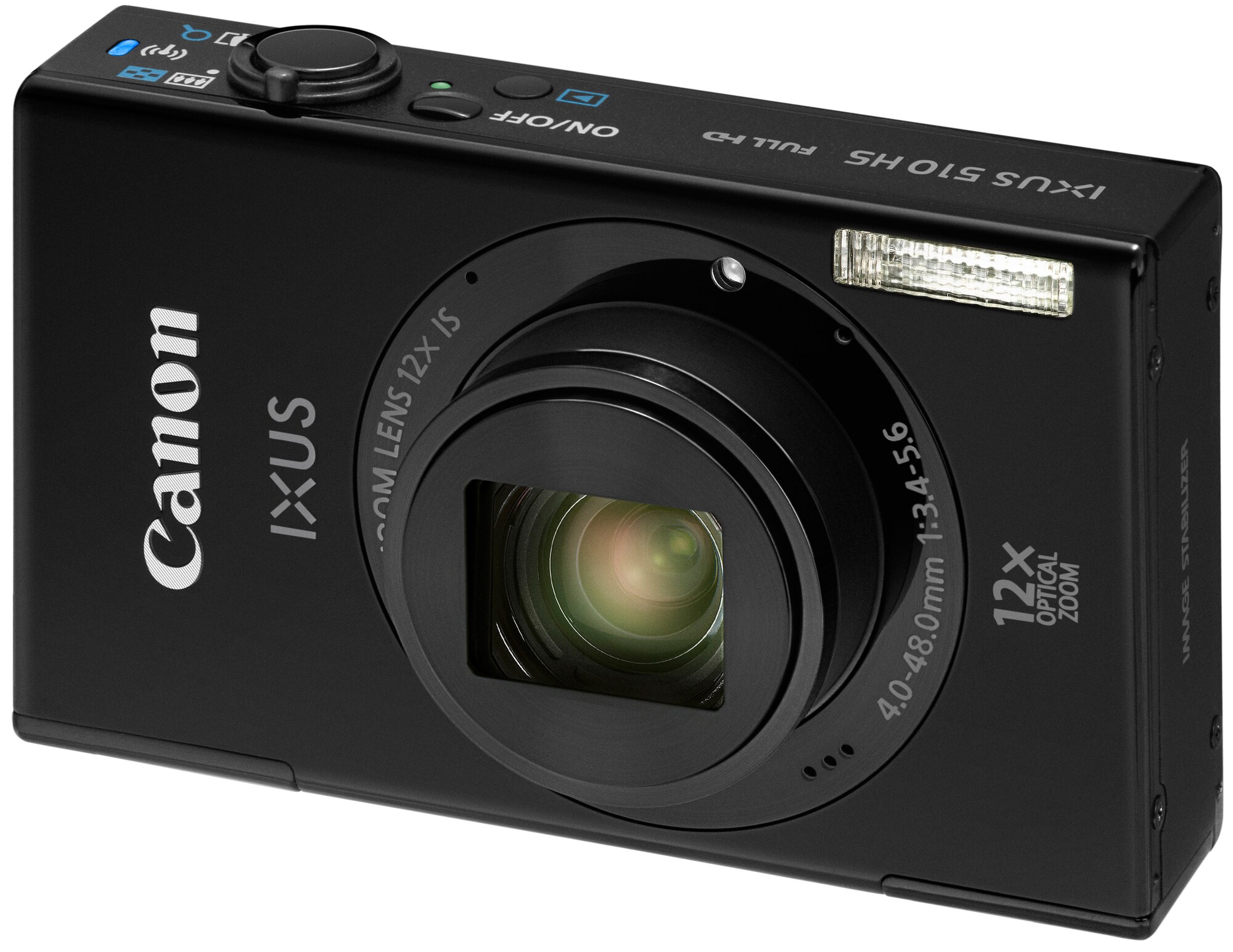 Canon IXUS 510 HS kompaktkamera (sort) - Elkjøp