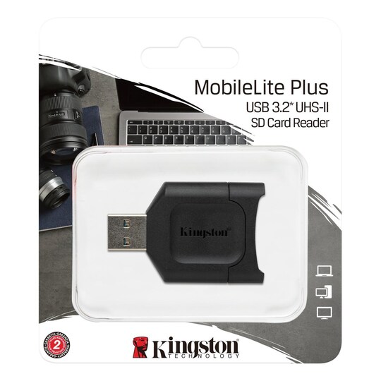 Kingston MobileLite Plus USB 3.1 SDHC / SDXC UHS-II kortleser - Elkjøp