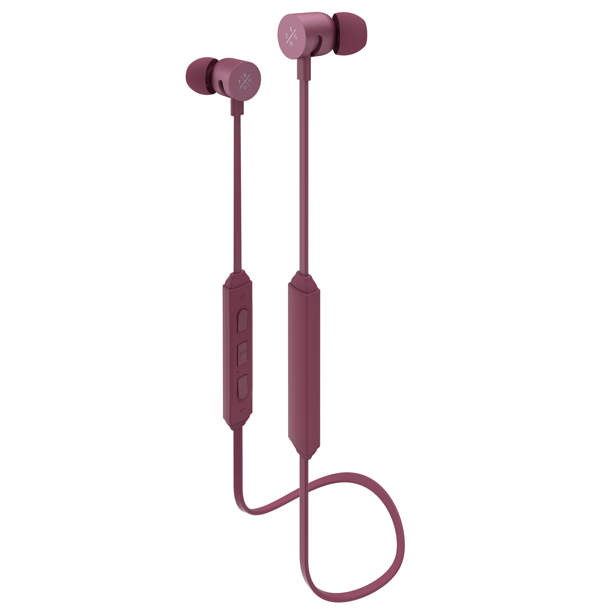 Kygo E4/600 trådløse in-ear hodetelefoner (burgunder) - Hodetelefoner -  Elkjøp