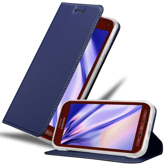 Samsung Galaxy S5 ACTIVE lommebokdeksel etui (blå) - Elkjøp