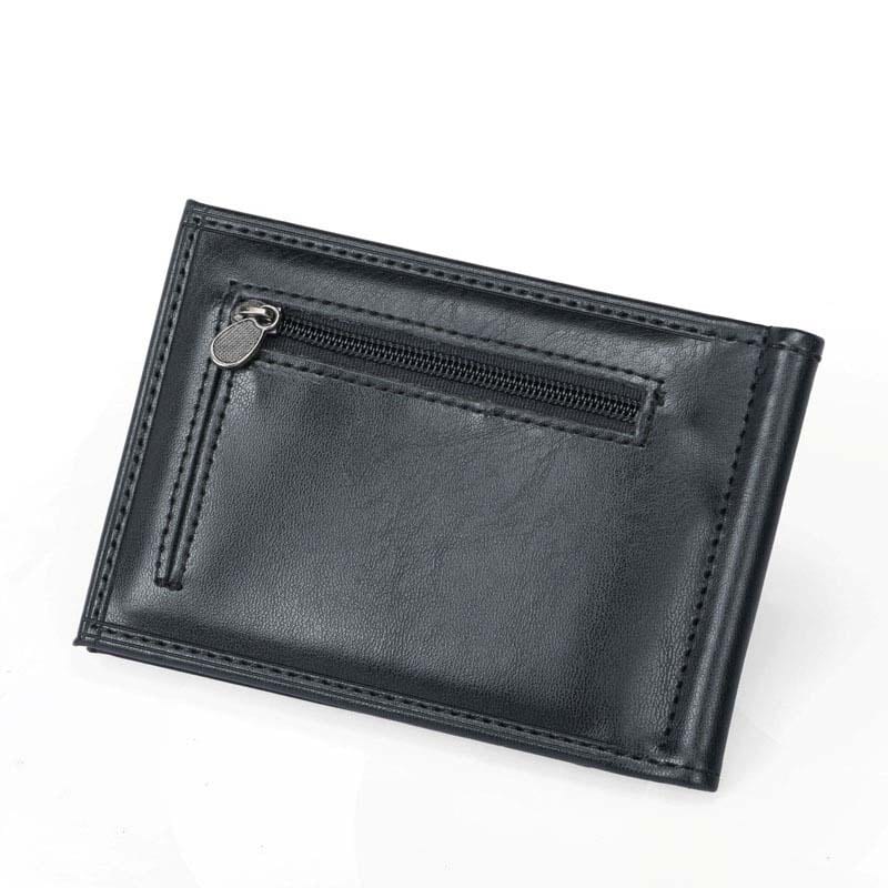 Slank lommebok for pengeklips Sort - Elkjøp