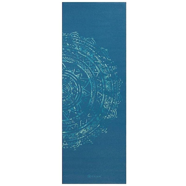 Gaiam Jade Mandala Yoga Mat 4mm Classic Printed, Yogamatta