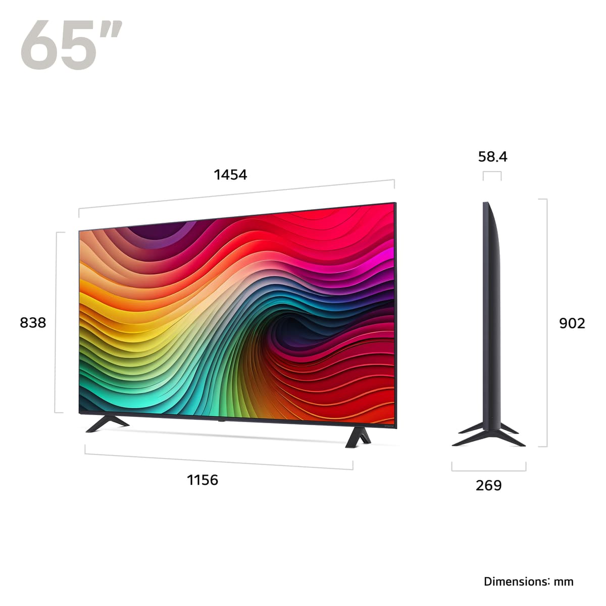 LG 65" NANO 81 4K NanoCell TV (2024)