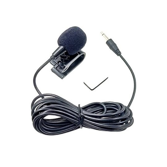 Mikrofon Mono med Clip, 2,5mm - 3 Meter - Elkjøp