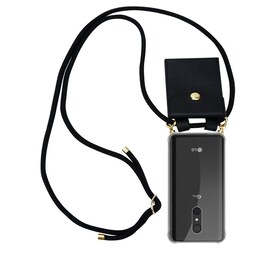 LG Q9 Deksel med Halskjede (svart)