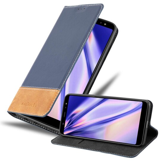 Samsung Galaxy A6 PLUS 2018 Deksel Case Cover (blå) - Elkjøp