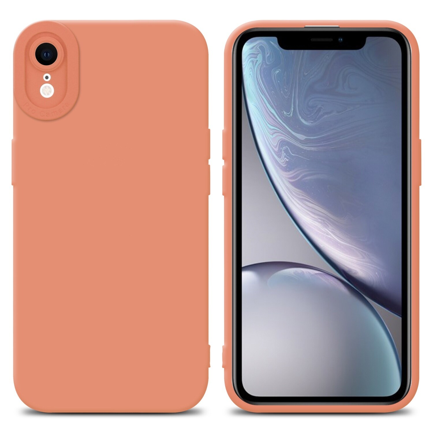iPhone XR silikondeksel case (oransje) - Elkjøp