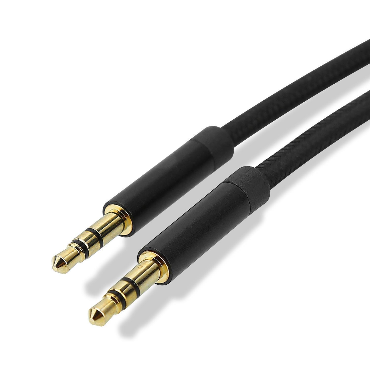Aux-kabel 3,5 mm lydkabel 3m Stereo jack-kabel - Elkjøp