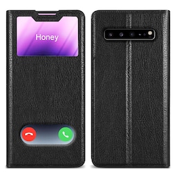 Samsung Galaxy S10 5G lommebokdeksel cover (svart)