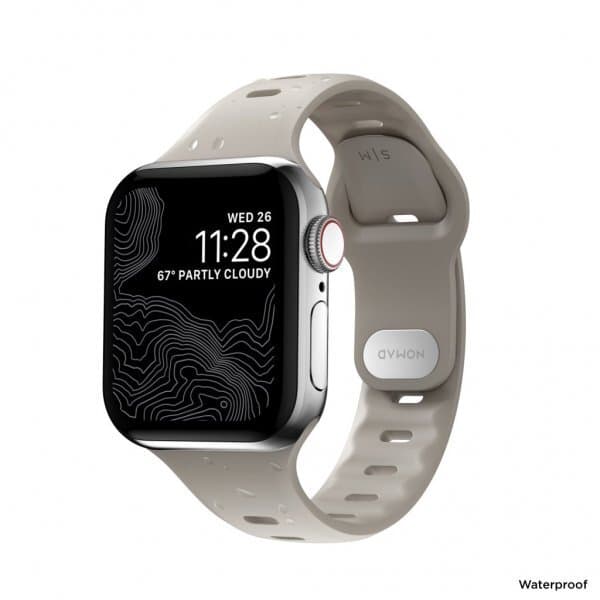 NOMAD Apple Watch 38/40/41mm Armbånd Sport Slim Band Bone