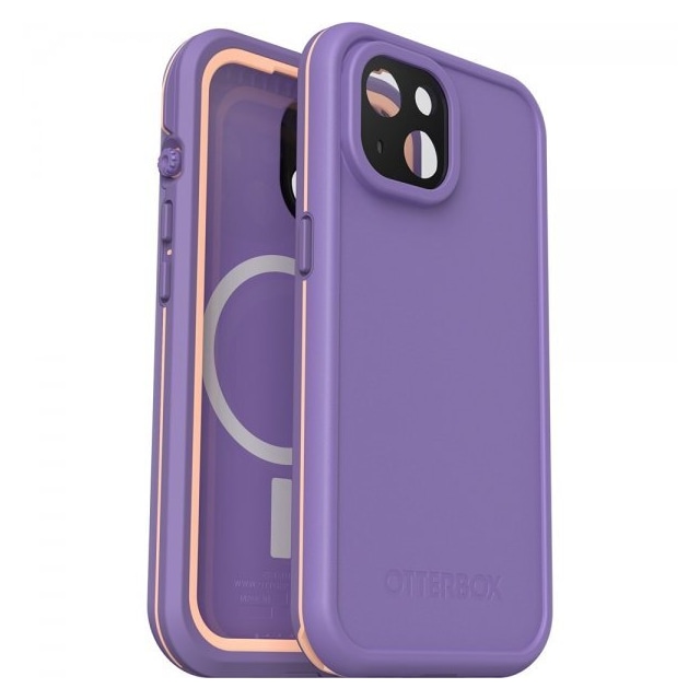 Otterbox iPhone 15 Deksel Fre MagSafe Rule of Plum