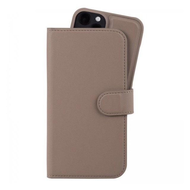 holdit iPhone 12/iPhone 12 Pro Etui Wallet Case Magnet Plus Mocha Brown