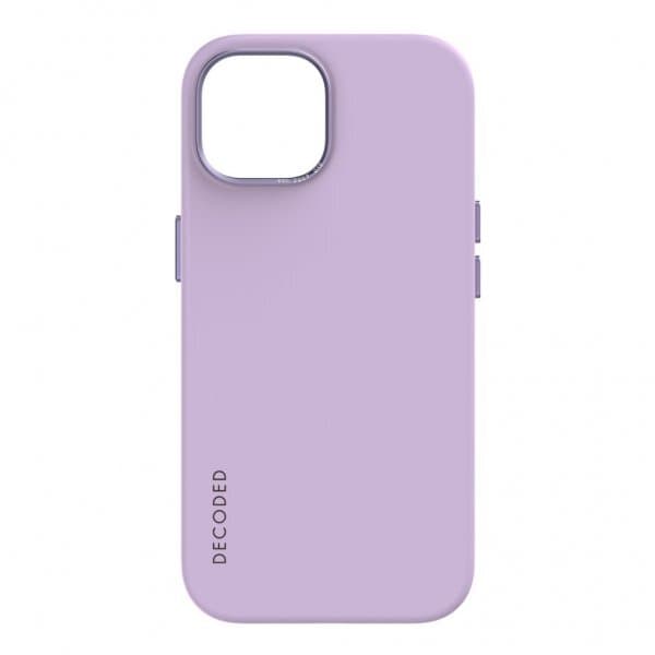 Decoded iPhone 15 Deksel Silicone Backcover Lavendel