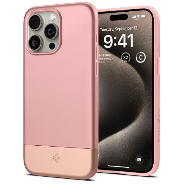 Spigen iPhone 15 Pro Max Deksel Style Armor MagFit Rose Gold