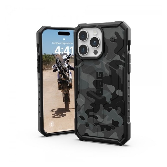 Urban Armor Gear (UAG) iPhone 15 Pro Max Deksel Pathfinder SE MagSafe Midnight Camo