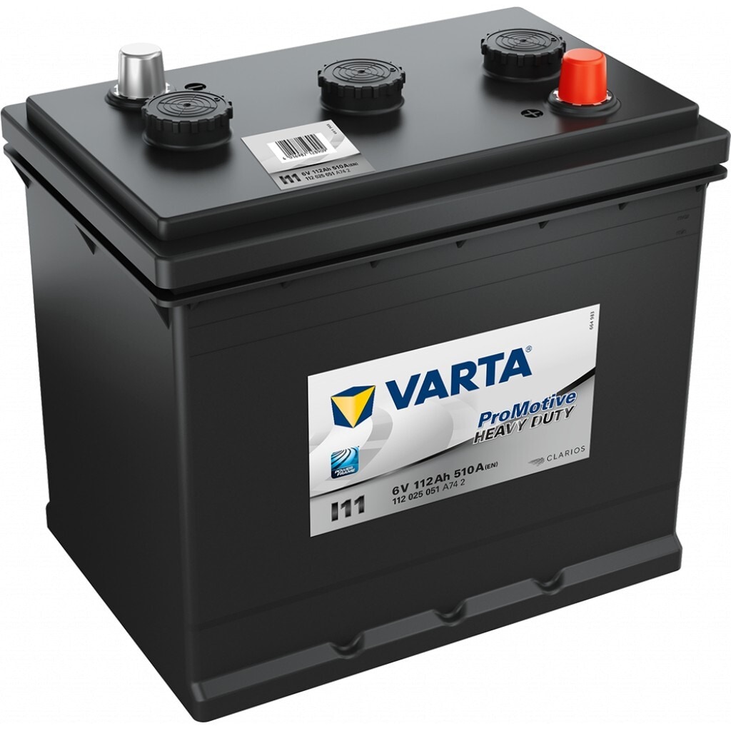 VARTA Promotive HD Batteri 6V 112AH 510CCA (260x175x236mm) +diagonalt I11 -  Elkjøp